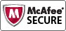 McAfee scanned and secured
